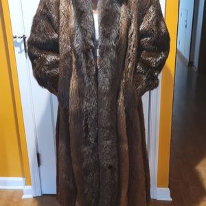 Christian Dior fur coat